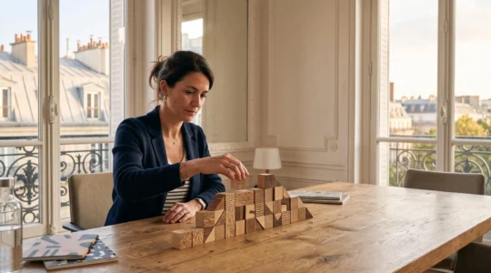 Professionnel français organisant visuellement les différentes facettes de son parcours pour les rendre lisibles par les recruteurs