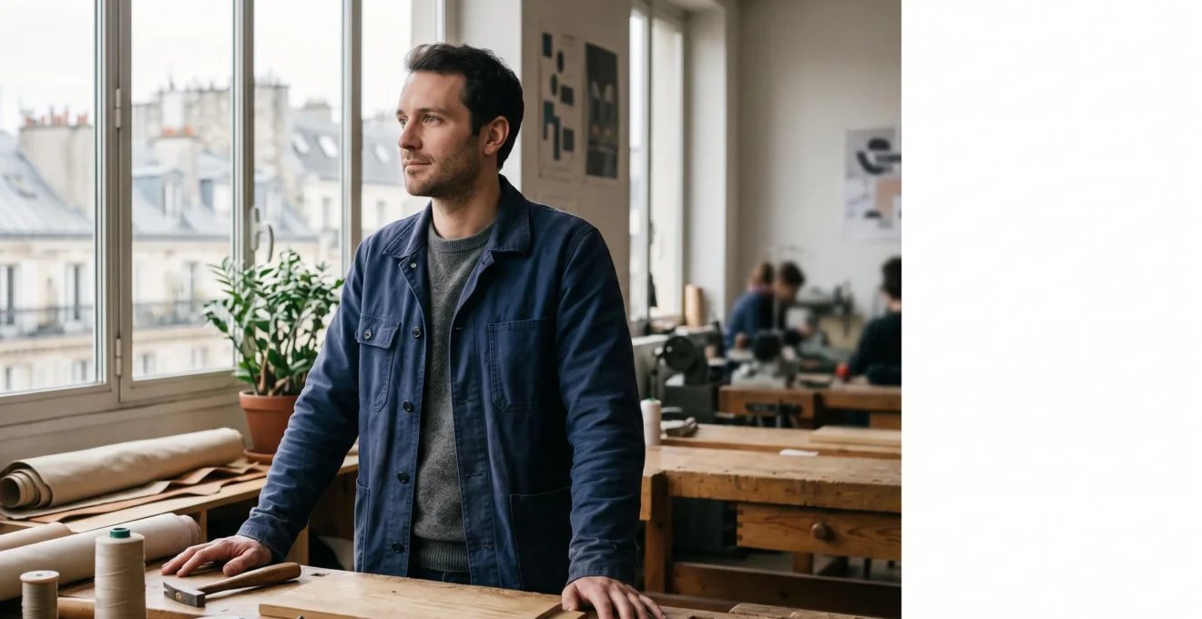 Demandeur d'emploi français en reconversion professionnelle suivant une formation qualifiante entièrement financée
