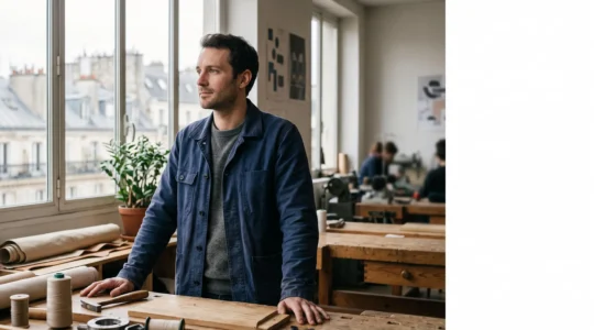 Demandeur d'emploi français en reconversion professionnelle suivant une formation qualifiante entièrement financée
